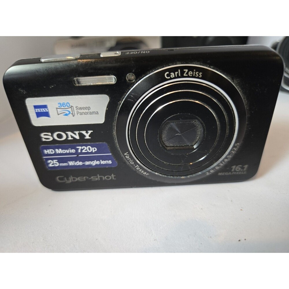 SONY Cyber-shot DSC-W570 Digital Camera 16.1 MP 5x Optical Zoom Black UNTESTED